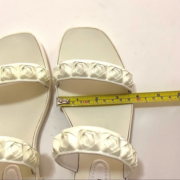Stuart Weitzman Rosita Two Band Slide Sandal Size 8.5 N Summer Casual - Picture 11 of 11